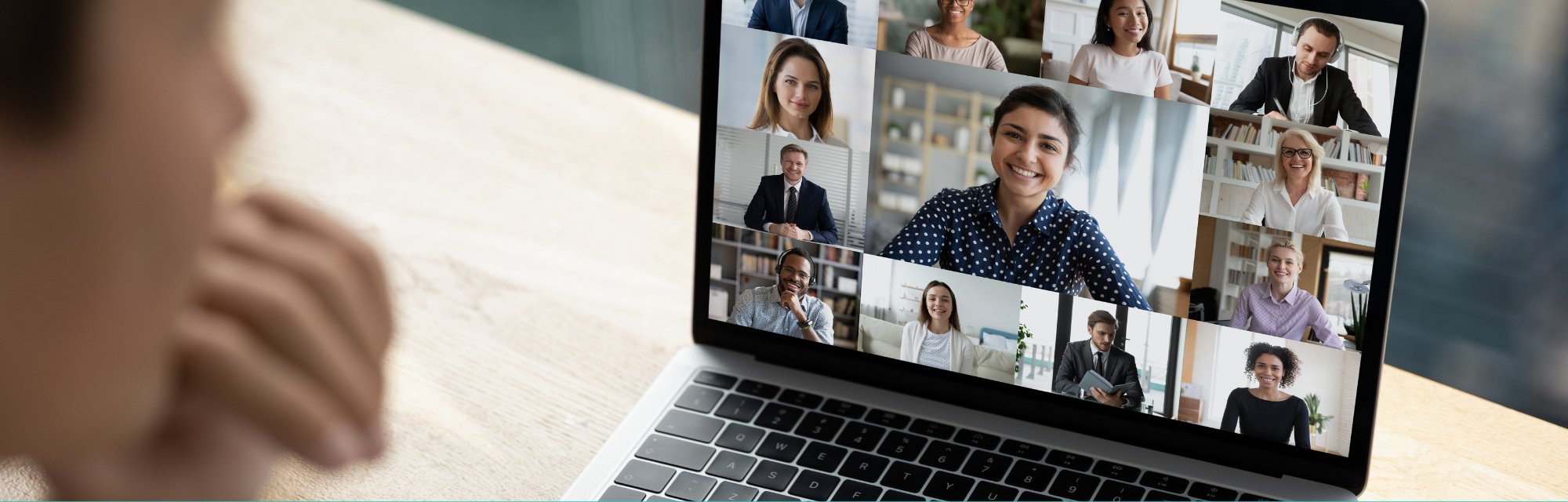 Online-Fortbildung der EDULEO Akademie als Videokonferenz mit vielen Teilnehmenden