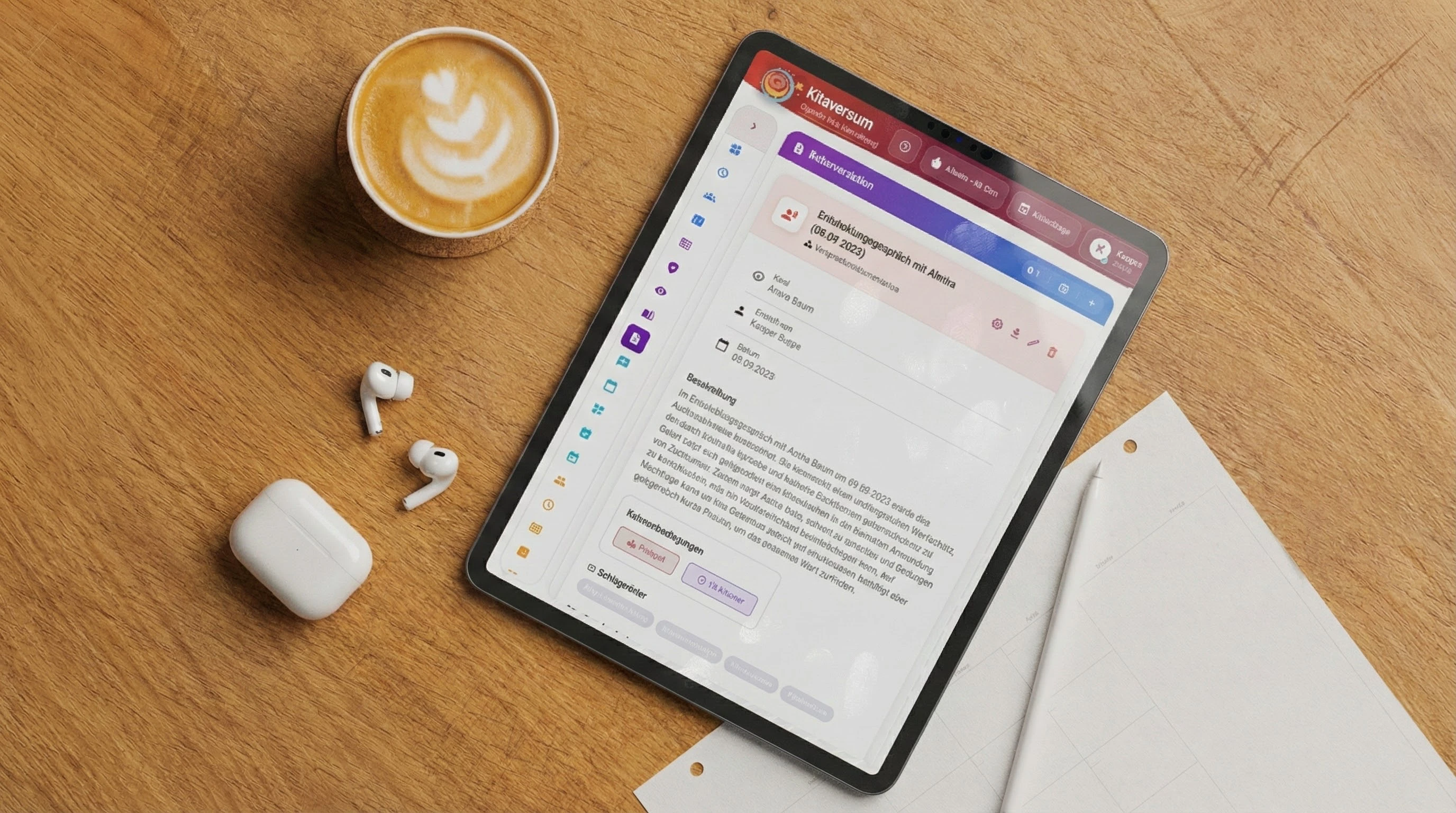 Kitaversum App Dashboard