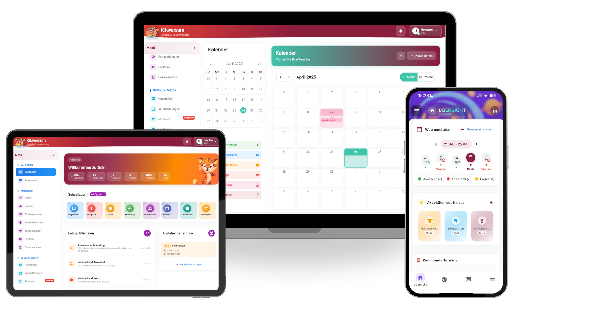 Digitale Dokumentation mit der Kita App